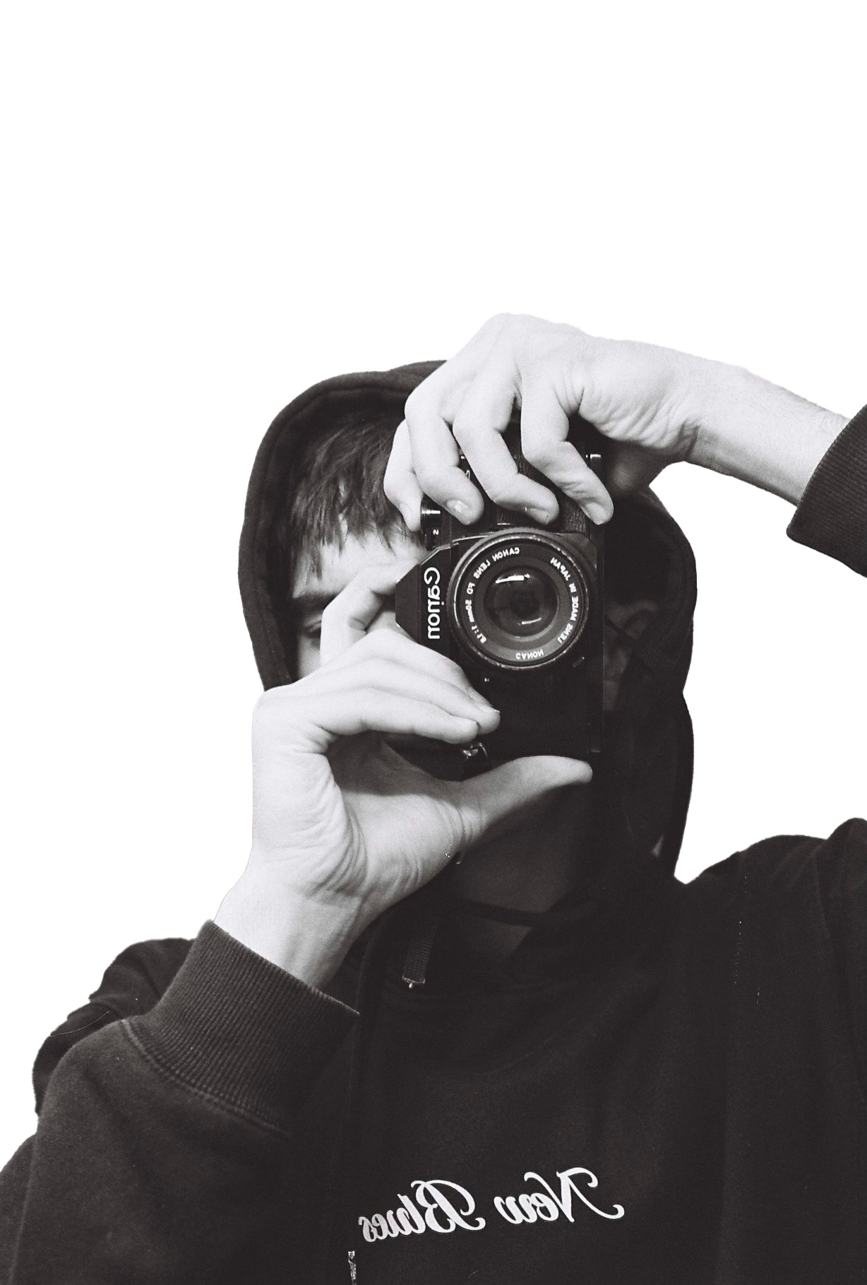Timéo Chauvin holding a camera